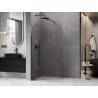 Mexen Kioto-Q ścianka prysznicowa Walk-in 90 x 200 cm, transparent 8 mm, czarna - 800-090-101-70-00-Q