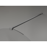 Mexen Kioto-Q ścianka prysznicowa Walk-in 100 x 200 cm, transparent 8 mm, gun metal - 800-100-101-95-00-Q