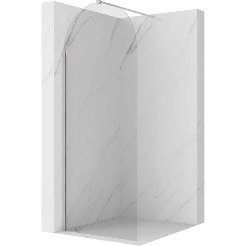 Mexen Kioto-Q ścianka prysznicowa Walk-in 80 x 200 cm, transparent 8 mm, gun metal - 800-080-101-95-00-Q