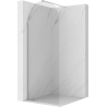 Mexen Kioto-Q ścianka prysznicowa Walk-in 80 x 200 cm, transparent 8 mm, gun metal - 800-080-101-95-00-Q