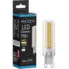 Mexen Aura żarówka LED ściemnialna G9, 6W, Ciepła - 3000K, 750 lm - L122-G9-0630-01
