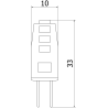 Mexen Oris żarówka LED G4, 1,5W, Neutralna - 4000K, 190 lm - L115-G4-0140-01