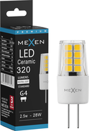 Mexen Oris żarówka LED G4, 2,5W, Neutralna - 4000K, 320 lm - L115-G4-0240-01