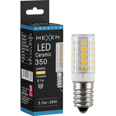 Mexen Aura żarówka LED E14, 3,5W, Ciepła - 3000K, 350 lm - L121-E14-0330-01