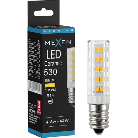 Mexen Aura żarówka LED E14, 4,8W, Ciepła - 3000K, 530 lm - L121-E14-0530-01