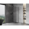 Mexen Mist-B kabina prysznicowa uchylna 95 x 95 cm, transparent, gun metal - 8A2T-095-095-95-00