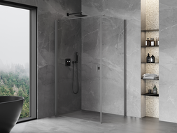 Mexen Mist-B kabina prysznicowa uchylna 70 x 110 cm, transparent, gun metal - 8A2T-070-110-95-00