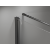 Mexen Mist-B kabina prysznicowa uchylna 70 x 120 cm, transparent, gun metal - 8A2T-070-120-95-00