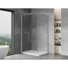 Mexen Mist-B kabina prysznicowa uchylna 70 x 100 cm, transparent, nikiel szczotkowany - 8A2T-070-100-97-00