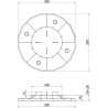 Mexen UniC wspornik tarasowy regulowany pod płyty 18-28 mm - C9901-020-030