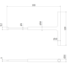 Mexen Uni podkładka PVC do wspornika 110 x 2 mm - C9907-05