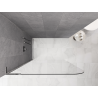 Mexen Kioto-P L ścianka prysznicowa Walk-in 90 x 200 cm, transparent 8 mm, chrom - 800-090-103-01-00-P