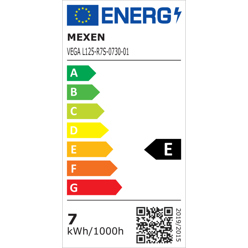 Mexen Vega żarówka LED ściemnialna R7S, 7W, Ciepła - 3000K, 770 lm - L125-R7S-0730-01