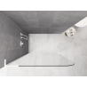 Mexen Kioto-P L ścianka prysznicowa Walk-in 100 x 200 cm, transparent 8 mm, biała - 800-100-103-20-00-P