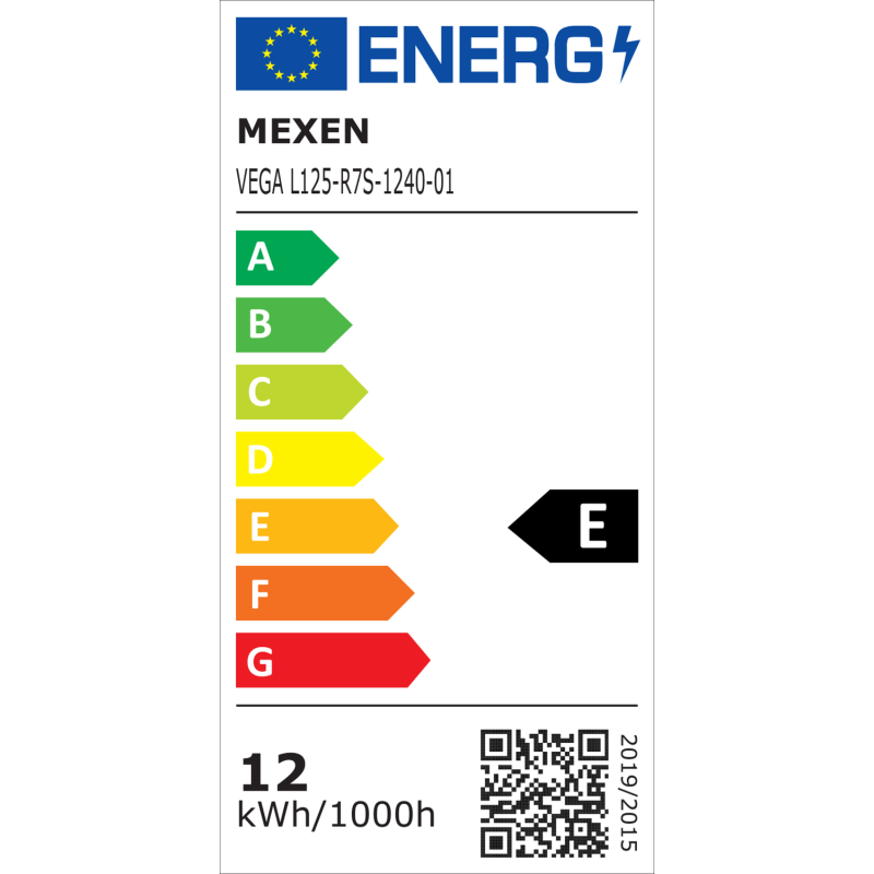 Mexen Vega żarówka LED ściemnialna R7S, 12W, Neutralna - 4000K, 1550 lm - L125-R7S-1240-01