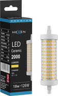 Mexen Vega żarówka LED ściemnialna R7S, 18W, Ciepła - 3000K, 2000 lm - L125-R7S-1830-02