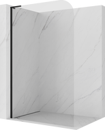 Mexen Kioto-P L ścianka prysznicowa Walk-in 80 x 200 cm, transparent 8 mm, czarna - 800-080-103-70-00-P