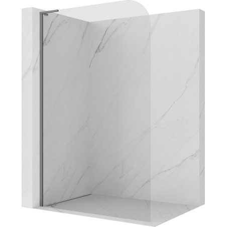 Mexen Kioto-P L ścianka prysznicowa Walk-in 70 x 200 cm, transparent 8 mm, czarna - 800-070-103-70-00-P