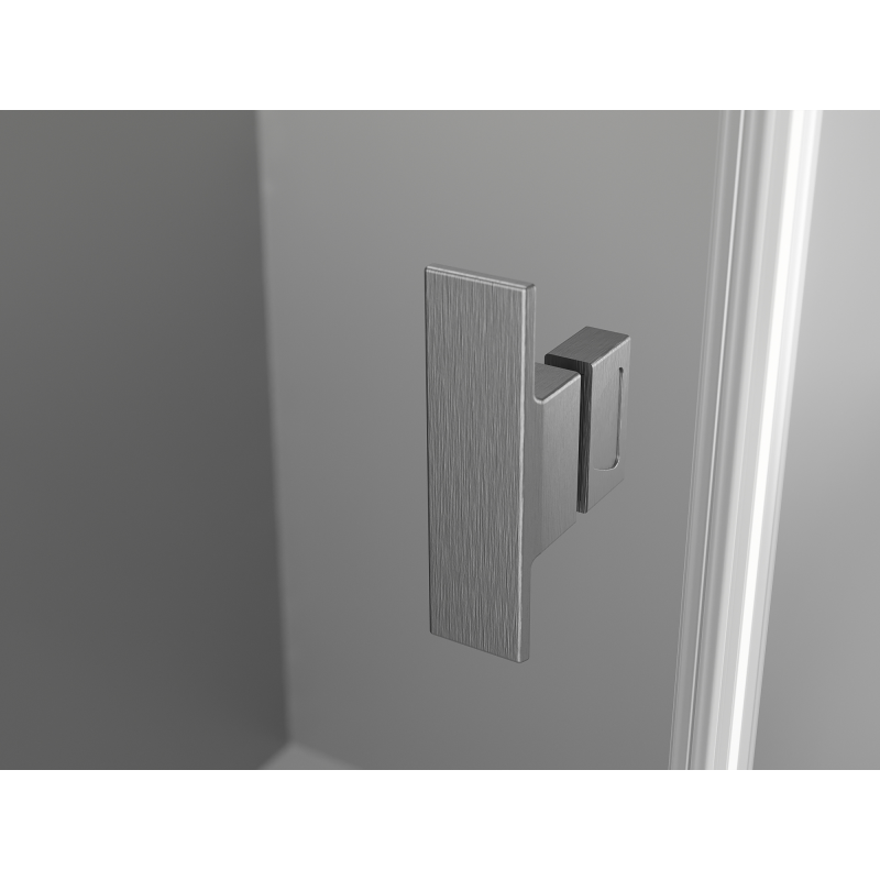 Mexen Mist-B Duo kabina prysznicowa uchylna 95 x 70 cm, transparent, gun gray szczotkowany - 8A2-095-070-66-00