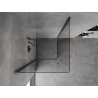 Mexen Mist-B Duo kabina prysznicowa uchylna 70 x 70 cm, transparent, gun metal - 8A2-070-070-95-00