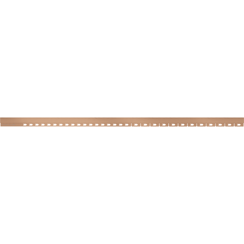 Mexen Line-B listwa brodzikowa czołowa 130 cm, miedź szczotkowana - 186503130U