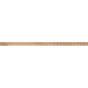 Mexen Line-B listwa brodzikowa czołowa 130 cm, miedź szczotkowana - 186503130U