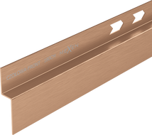 Mexen Line-B listwa brodzikowa czołowa 180 cm, miedź szczotkowana - 186503180U