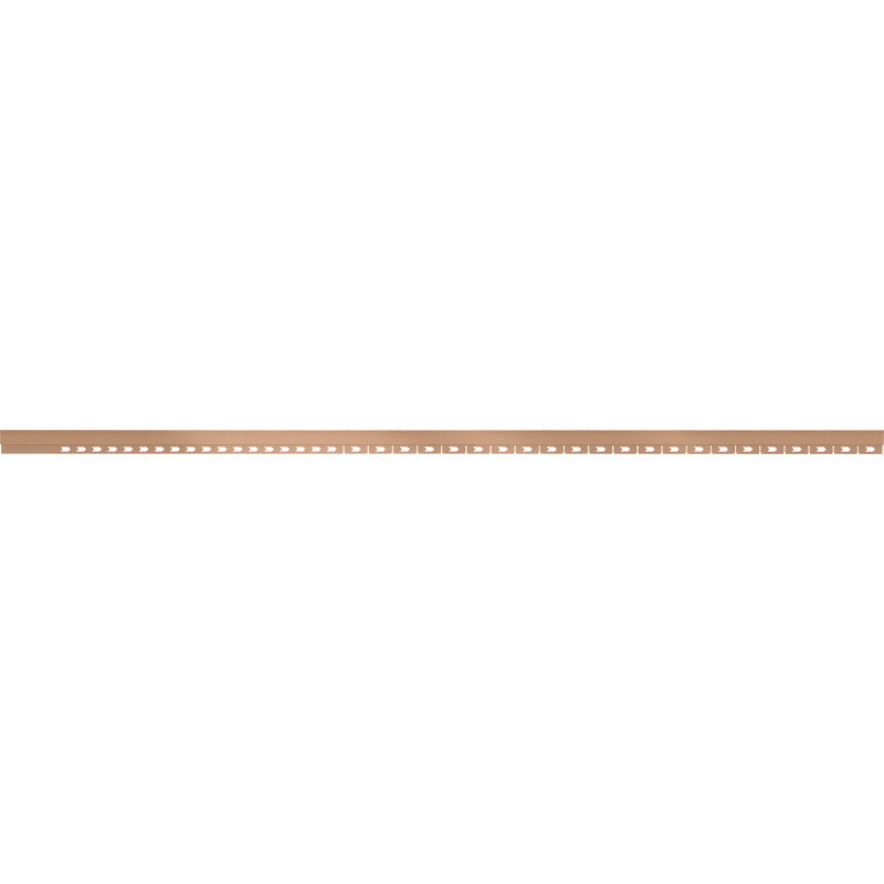 Mexen Line-B listwa brodzikowa czołowa 180 cm, miedź szczotkowana - 186503180U