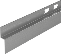Mexen Line-B listwa brodzikowa czołowa 180 cm, gun gray szczotkowany - 186603180U