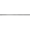 Mexen Line-B listwa brodzikowa czołowa 180 cm, gun gray szczotkowany - 186603180U