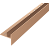 Mexen Line-B listwa spadkowa do szkła 120 cm prawa, miedź szczotkowana - 186504120R