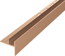 Mexen Line-B listwa spadkowa do szkła 120 cm prawa, miedź szczotkowana - 186504120R