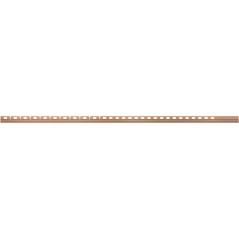 Mexen Line-B listwa spadkowa do szkła 120 cm lewa, miedź szczotkowana - 186504120L