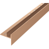 Mexen Line-B listwa spadkowa do szkła 180 cm prawa, miedź szczotkowana - 186504180R