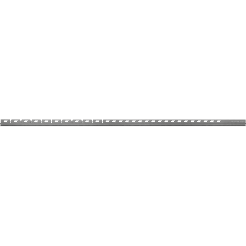 Mexen Line-B listwa spadkowa do szkła 120 cm lewa, gun gray szczotkowany - 186604120L