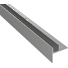 Mexen Line-B listwa spadkowa do szkła 180 cm lewa, gun gray szczotkowany - 186604180L