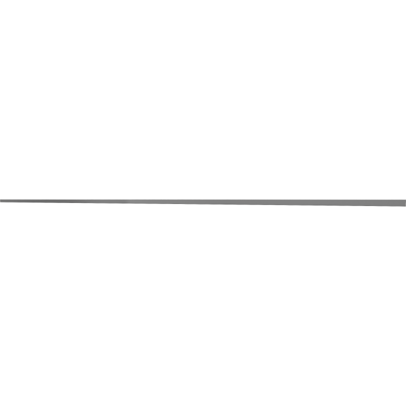 Mexen Line-B listwa spadkowa do szkła 180 cm lewa, gun gray szczotkowany - 186604180L
