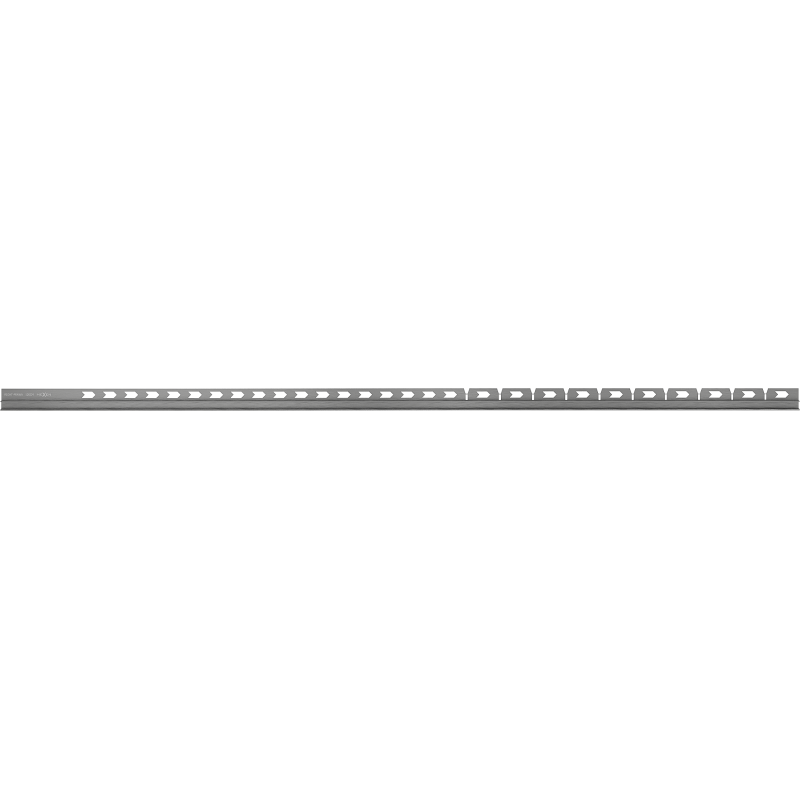 Mexen Line-B listwa spadkowa do szkła 120 cm prawa, gun gray szczotkowany - 186604120R