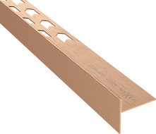 Mexen Line-B listwa spadkowa podłogowa 120 cm lewa, miedź szczotkowana - 186501120L