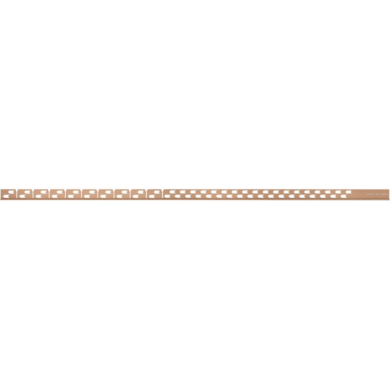 Mexen Line-B listwa spadkowa podłogowa 120 cm lewa, miedź szczotkowana - 186501120L