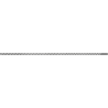 Mexen Line-B listwa spadkowa podłogowa 180 cm lewa, gun gray szczotkowany - 186601180L