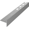 Mexen Line-B listwa spadkowa podłogowa 120 cm prawa, gun gray szczotkowany - 186601120R