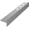Mexen Line-B listwa spadkowa podłogowa 180 cm prawa, gun gray szczotkowany - 186601180R