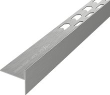 Mexen Line-B listwa spadkowa podłogowa 180 cm prawa, gun gray szczotkowany - 186601180R