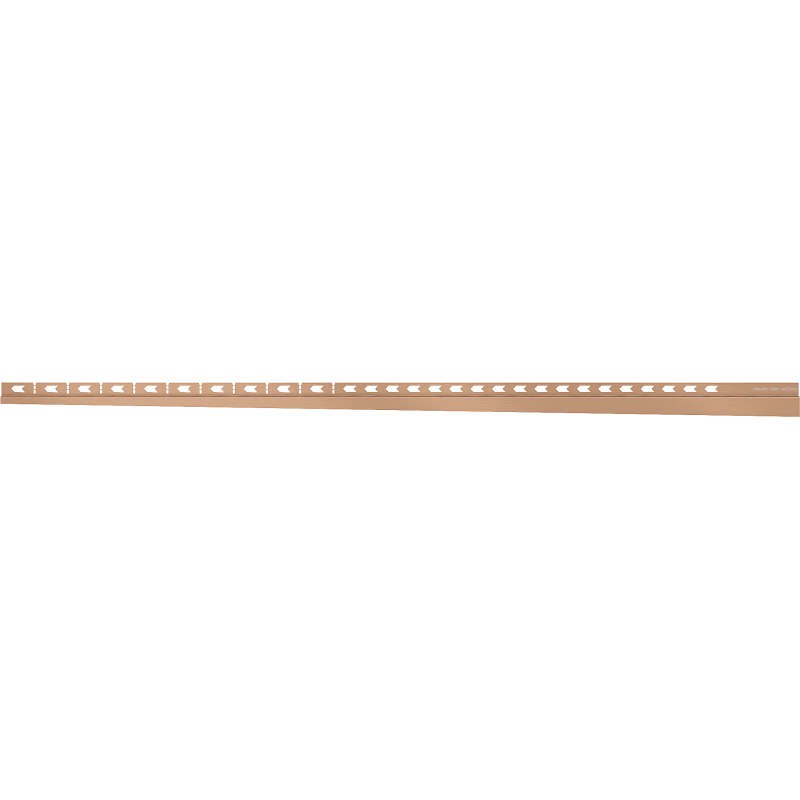 Mexen Line-B listwa spadkowa przyścienna 120 cm lewa, miedź szczotkowana - 186502120L
