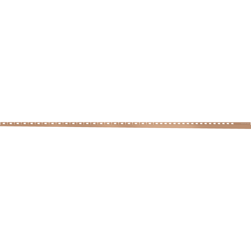Mexen Line-B listwa spadkowa przyścienna 180 cm lewa, miedź szczotkowana - 186502180L