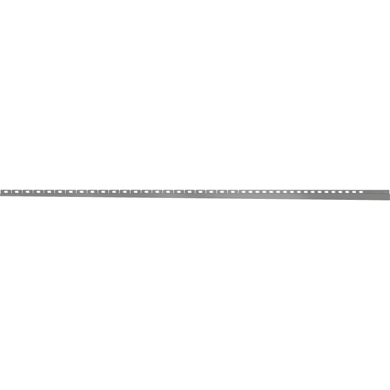 Mexen Line-B listwa spadkowa przyścienna 180 cm lewa, gun gray szczotkowany - 186602180L