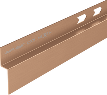Mexen Line-B listwa spadkowa przyścienna 120 cm prawa, miedź szczotkowana - 186502120R