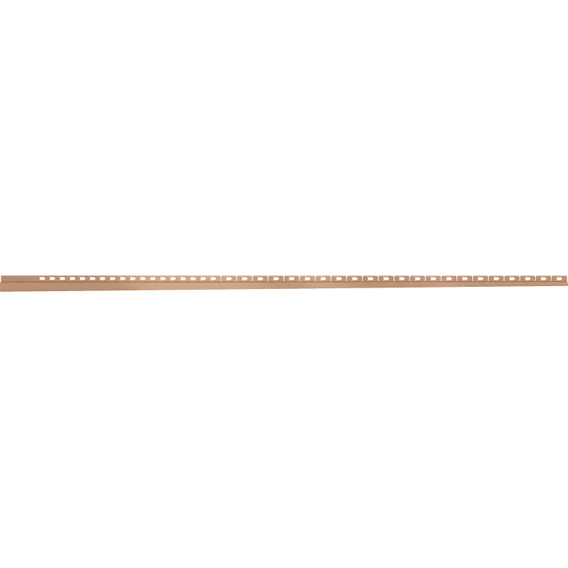Mexen Line-B listwa spadkowa przyścienna 180 cm prawa, miedź szczotkowana - 186502180R