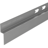 Mexen Line-B listwa spadkowa przyścienna 120 cm prawa, gun gray szczotkowany - 186602120R